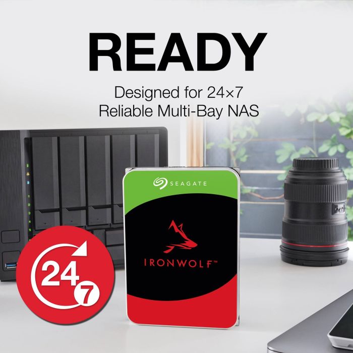 Жесткий диск Seagate  8TB 3.5" 7200 256MB SATA IronWolf