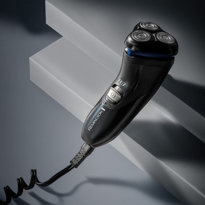 Бритва електр. Remington Style Series роторная,  бритв.головок-3, от сети, сух., триммер, черно-синий