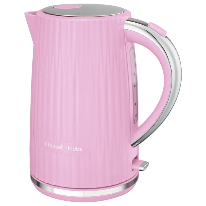 Электрочайник Russell Hobbs Eden, 1.7л, нержавеющая сталь, пластик, малиновый