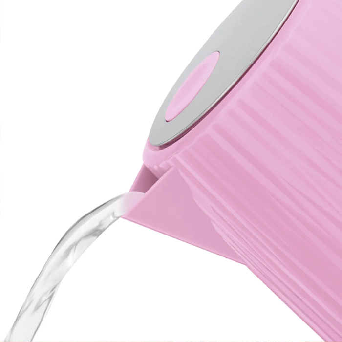 Электрочайник Russell Hobbs Eden, 1.7л, нержавеющая сталь, пластик, малиновый