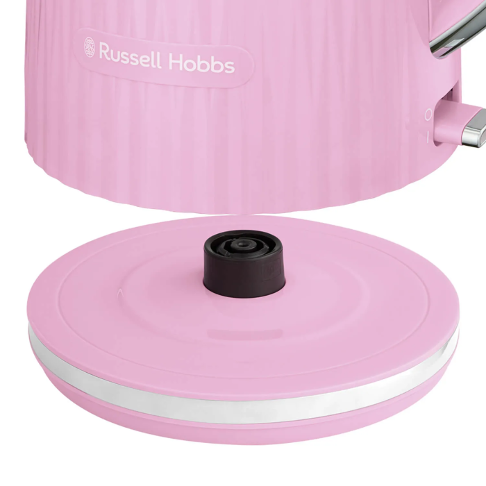 Электрочайник Russell Hobbs Eden, 1.7л, нержавеющая сталь, пластик, малиновый