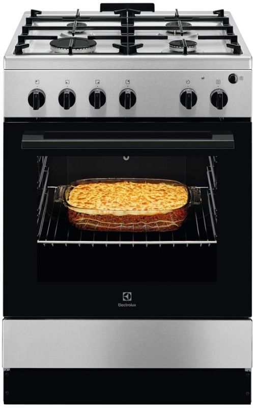 Плита Electrolux газовая, 59л, 60x60см, нерж