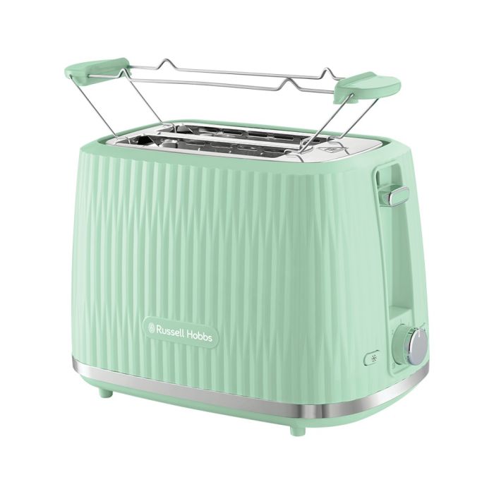 Тостер  Russell Hobbs Eden 800Вт, пластик, підігрів,разморозка, фісташковий