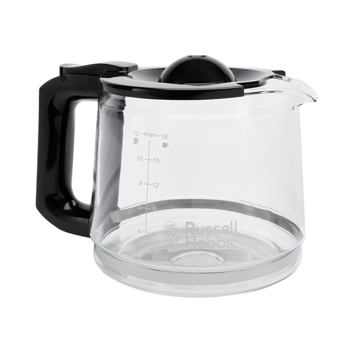 Кофеварка Russell Hobbs  капельная  Heaton, 1.25л, молотый, черно-серебристый