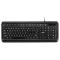 Клавиатура мембранная 2E KS120 104key, USB-A, EN/UK, White LED, чёрный
