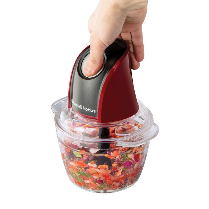 Измельчитель Russell Hobbs Desire Red, 200Вт, чаша-500мл, стекло, корпус-пластик, крассный