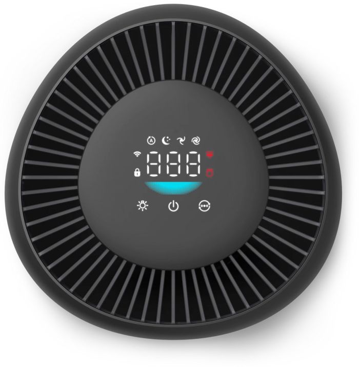 Очисник повітря Philips PureProtect Mini 900, 65м2, 250м3/год, HEPA +вугільний фільтр, датчик якості повітря,Wi-Fi, темно-сірий