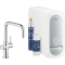 Змішувач для кухні Grohe Blue Home, довж.виливу - 223мм,  поворотний, 1 важіль + сенсор, хром