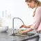 Змішувач для кухні Grohe Blue Home, довж.виливу - 223мм,  поворотний, витяжний, 1 важіль + сенсор, хром
