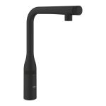 Змішувач для кухні Grohe Accent Smart Control, довж.виливу - 199мм, поворотний, витяжний, вентиль + кнопка, фантомний чорний