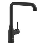 Змішувач для кухні Grohe Accent, довж.виливу - 220мм, поворотний, 1 важіль, фантомний чорний
