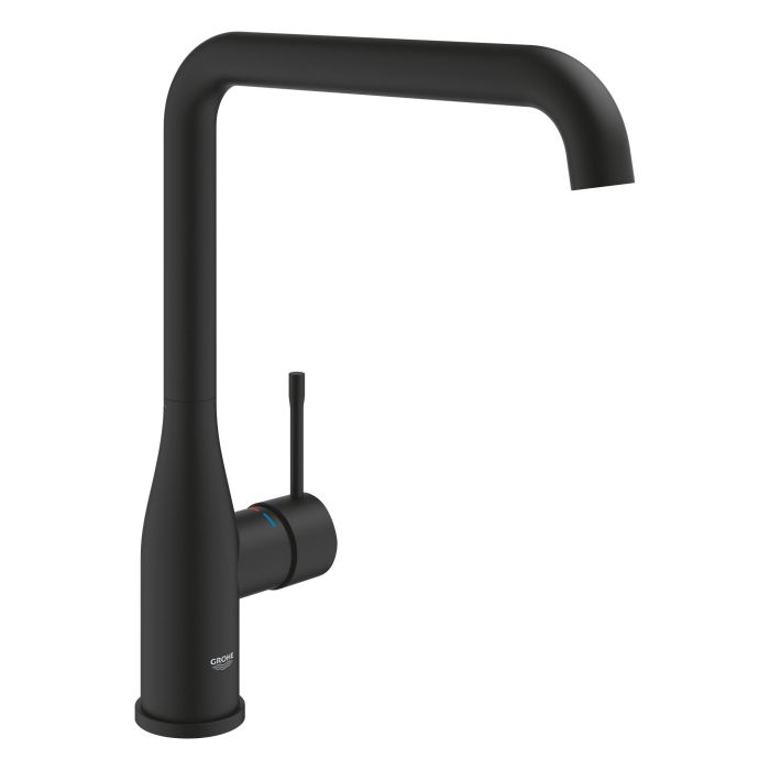 Смеситель для кухни Grohe Accent, дл.излива - 220мм, поворотный, 1 рычаг, фантомный черный