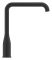Смеситель для кухни Grohe Accent, дл.излива - 220мм, поворотный, 1 рычаг, фантомный черный