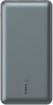Акумулятор портативний літій-іонний Power Bank Belkin 20000мА·год, 15Вт, 2хUSB-A/USB-C, cірий