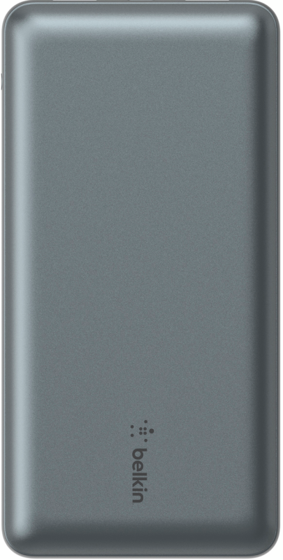 Портативное зарядное устройство Power Bank Belkin 20000мАч, 15Вт, 2хUSB-A/USB-C, серый