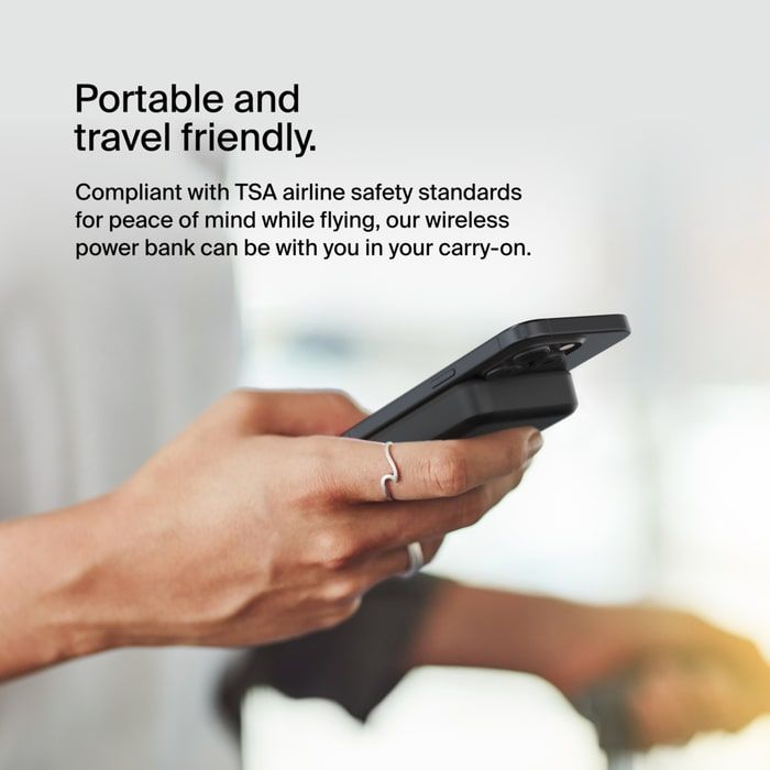 Портативное зарядное устройство Power Bank Belkin 10000мАч, MagSafe Wireless, черный