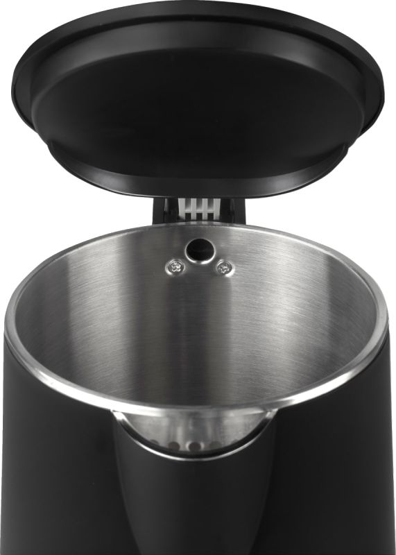 Электрочайник Gorenje, 1,5л, 2,200 Вт, корпус- нержав., Strix, матовый, черный
