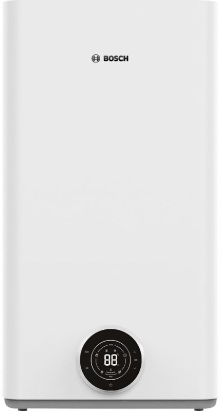 Водонагреватель электр. BOSCH плоский слим Tronic 4500, 50 л, 1,5 кВт, ун. монтаж, эл. упр-ние, B, белый