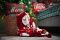 Плед Ardesto Christmas Flannel 160х200см, 100% полиэстер, рождественские корги