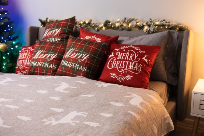 Плед Ardesto Christmas Fleece 130x160см, 100% полиэстер, олени
