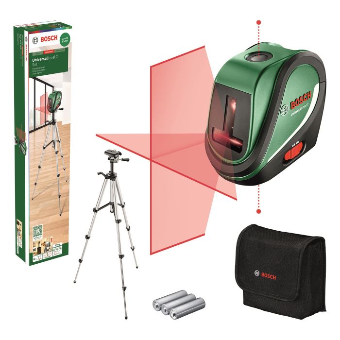 Нівелір лазерний Bosch UniversalLevel2 (Set), до 10м, 0.5мм/м, 0.45кг