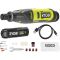 Шлифмашина шлифовально-гравировочная аккумуляторная Ryobi USB Lithium RRT4-120GA15 4В 1х2А·ч 15 аксессуаров 0.23кг