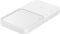 Зарядний пристрій бездротовий Samsung Duo 15Вт, білий