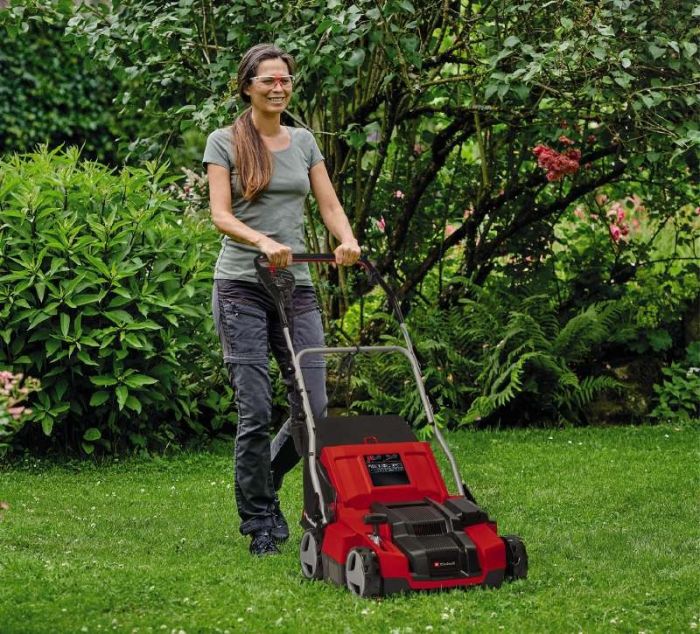 Аэратор-скарификатор электрический Einhell GE-SA 1435/1 1400Вт 35см ножи 16шт 10.18кг