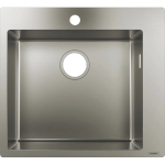 Мийка кухонна Hansgrohe Combi S71, нерж.сталь, прямокутник, без крила, 500x550x190мм, чаша - 1, врізна, нерж