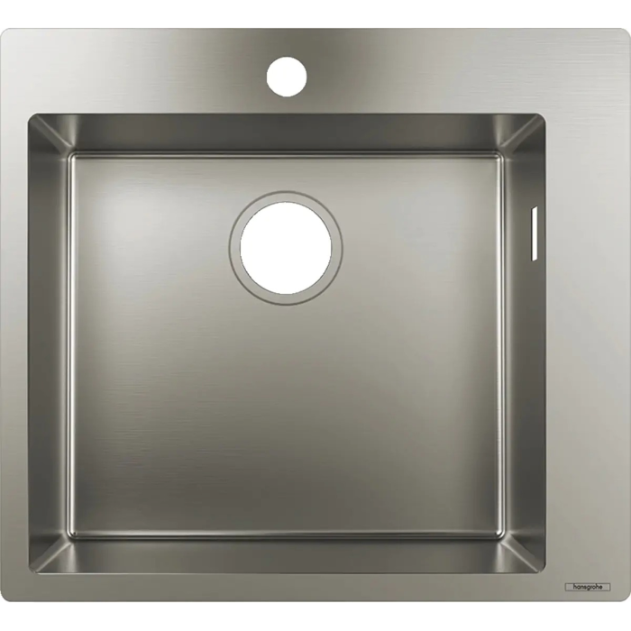 Мийка кухонна Hansgrohe Combi S71, нерж.сталь, прямокутник, без крила, 500x550x190мм, чаша - 1, врізна, нерж