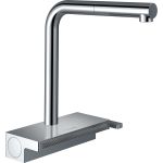 Змішувач для кухні Hansgrohe Aquno Select M81, довж.виливу - 210мм, поворотний, витяжний, 1 важіль, хром