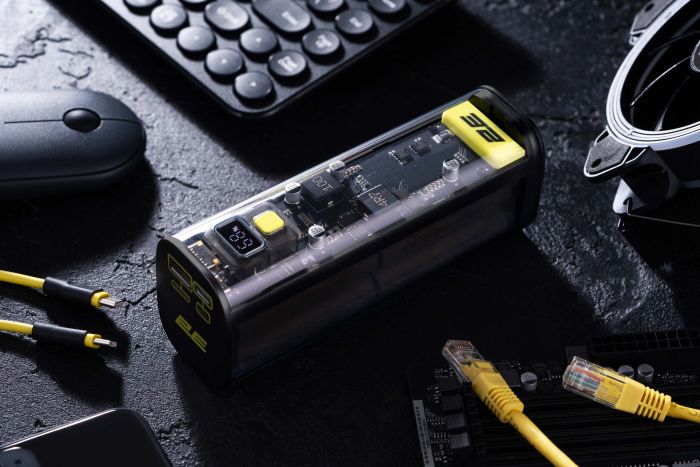 Портативное зарядное устройство Power Bank 2E Сrystal 24000мАч, 100Вт