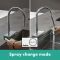 Змішувач для кухні Hansgrohe Aquno Select M81, довж.виливу - 220мм, поворотний, витяжний, 1 важіль, хром