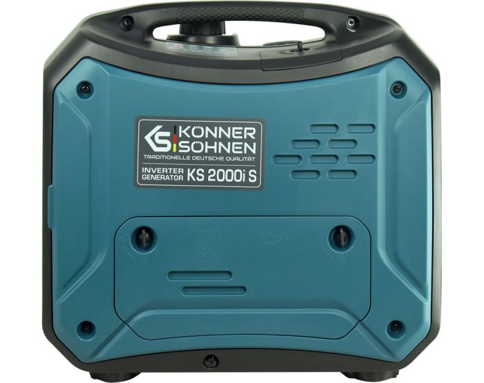 Генератор инверторный бензиновый Konner&Sohnen KS 2000i S, 230В, 2.0кВт, ручной запуск, 19кг