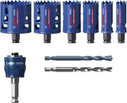 Коронки для роботи з міцними матеріалами Bosch Professional Tough Material, 22-68мм, 9шт