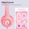 Наушники Trust Nouna Headphones mini-jack, Mic, Розовый