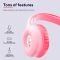 Наушники Trust Nouna Headphones mini-jack, Mic, Розовый