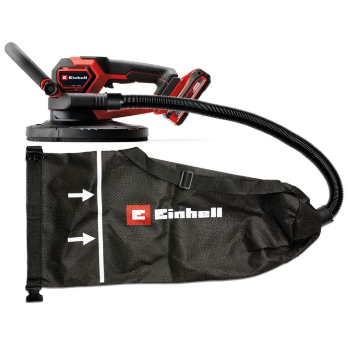 Шлифмашина для стен аккумуляторная Einhell TP-DWS 18/225 Li, PXC, 18В, бесщеточная, d225мм, 600-1200 об/мин, 2.36кг (без АКБ и ЗУ)