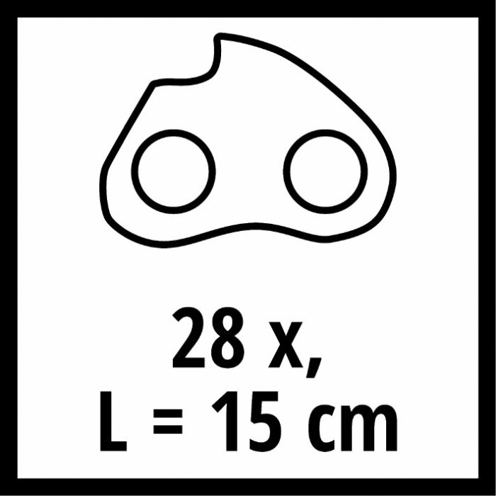 Ланцюг для пилки Einhell 15см 1.0мм 3/10"