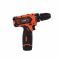 Шурупокрут-дриль акумуляторний Tekhmann TCD-12 QC Li v2.0 12В 2х2А·год 28Нм 0-400·1500об/хв 1кг кейс