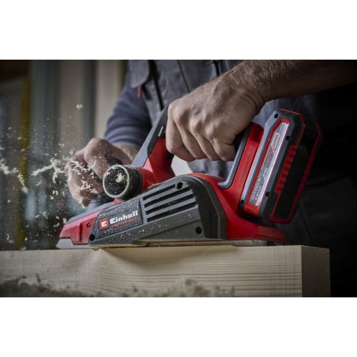 Рубанок акумуляторний Einhell Professional Einhell Professional TP-PL 18/3 Li BL - Solo PXC 18В 82мм до 2мм 2.63кг без АКБ та ЗП