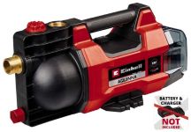Насос відцентровий акумуляторний Einhell AQUINNA 18/28, PXC, 2800л/год, 18В, 2.5бар, глиб 6м, 2.55кг, без АКБ та ЗП