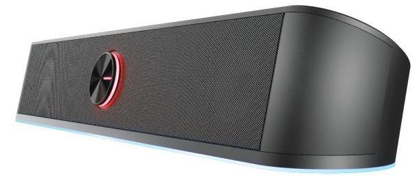 Акустическая система Trust GXT 619 Thorne Саундбар, USB/AUX,  RGB, Черный