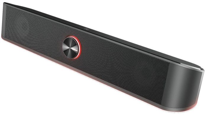 Акустическая система Trust GXT 619 Thorne Саундбар, USB/AUX,  RGB, Черный