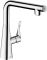 Змішувач для кухні Hansgrohe Metris Select, довж.виливу - 248мм, поворотний, важіль + кнопка, хром
