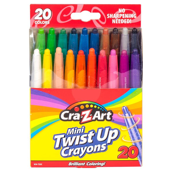 Цветные карандаши Cra-Z-Art Mini Twist Up, 20шт