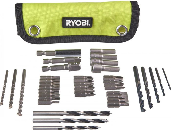 Набір біт і свердел Ryobi RAK40RM 40шт чохол