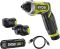 Викрутка акумуляторна Ryobi USB Lithium RSD4-120TA2 4В 1х2А·год 5Нм 200об/хв 2 насадки 10 біт 0.31кг кейс