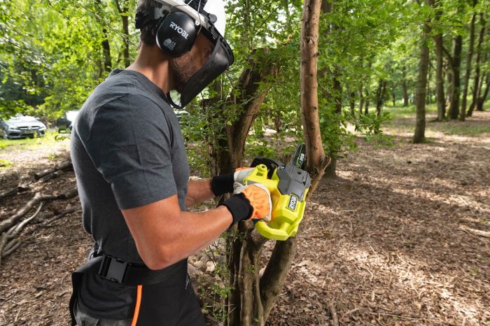 Пила цепная аккумуляторная Ryobi ONE+ RY18CS20A-125 18В акб 1х2.5А·ч ЗУ 20см 2.3кг
