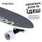 Скейтборд Yvolution Dynamo Cruiser LED 76см, синий